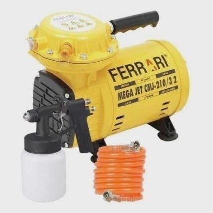 Compressor de Ar Direto 3,2 pés 1/2HP Mega Jet CMJ-210 Ferrari Bivolt
